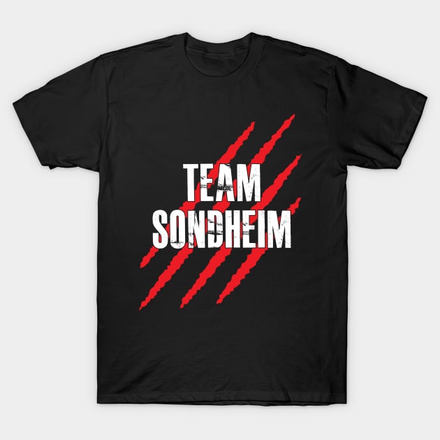 Musicals with Cheese - Team Sondheim T-Shirt by Musicals With Cheese